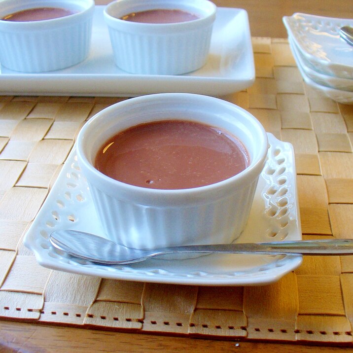 超簡単 調整ココアでチョコレートプリン レシピ 作り方 By Raku0036 楽天レシピ 超簡単 調整ココアでチョコレートプリン レシピ 作り方 By Raku0036 楽天レシピ
